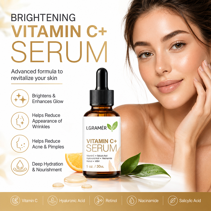 Hyaluronic Acid Facial Serum - C Vitamini+ Hyaluronik Asit İçeren Yüz