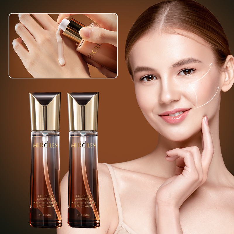 Hyaluronic Acid Facial Serum - Mercilen Kolajen Kordiseps Sıkılaştırıcı Enerji Suyu,