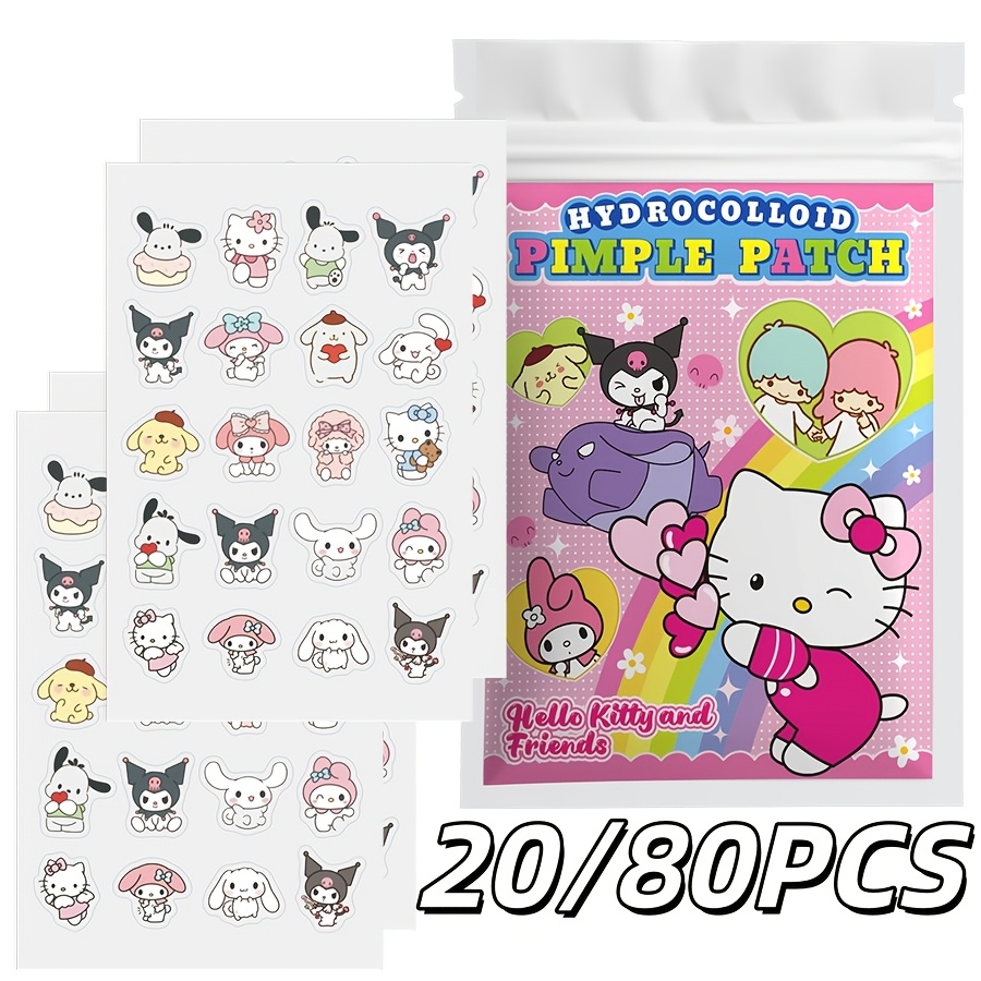 Hydrocolloid Pimple Patch - 20/80 adet Sanrio Hello Kitty Karikatür