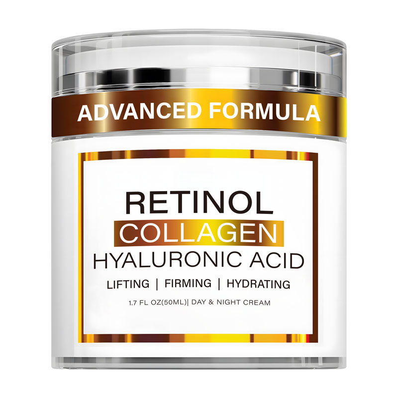 Retinol Anti Wrinkle Cream - Kolajen Peptitli Yüz İçin Retinol Krem