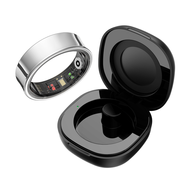 Health Monitors - Şarj Kutulu Akıllı Yüzük, Erkekler ve