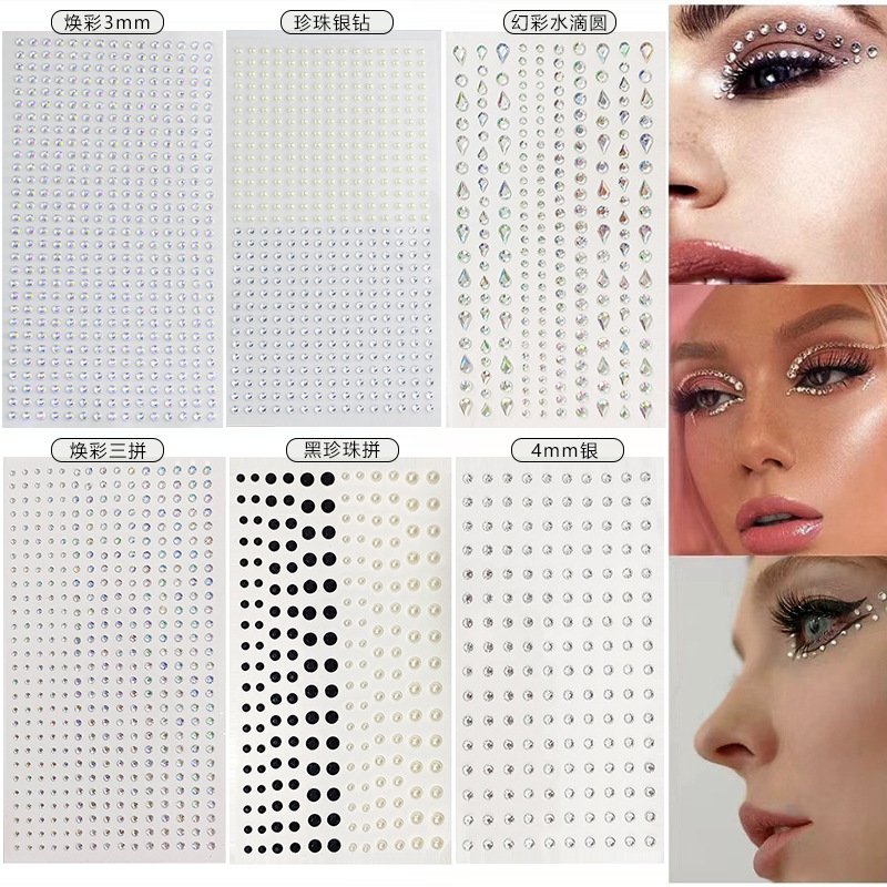 Beyaz Rhinestone'lar 2mm 3mm 4 - Nail Art incelemesi ve fiyatı