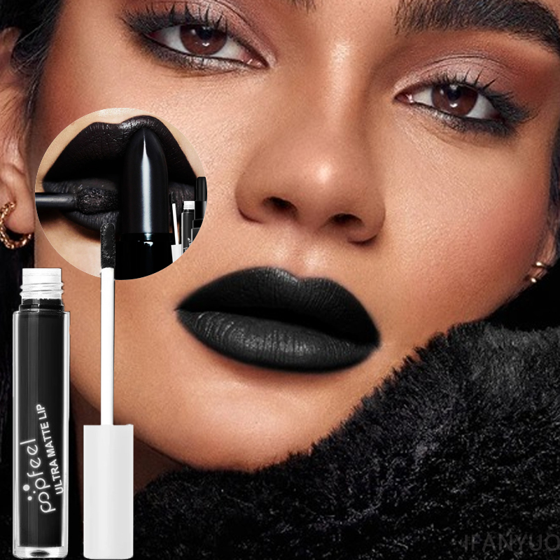 Punk Mat Siyah Sıvı Ruj Su Geç - Matte Velvet Lip Tint Long Lasting incelemesi ve fiyatı