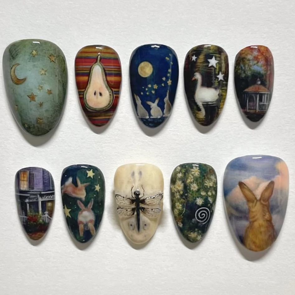 24 Adet Koyu Gotik Punk Takma  - Nail Art incelemesi ve fiyatı