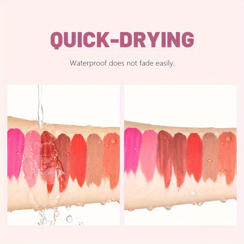 1 adet Suya Dayanıklı Mat Kadi - Matte Velvet Lip Tint Long Lasting incelemesi ve fiyatı